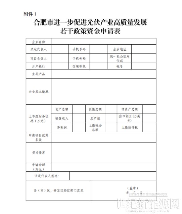 分布式光伏项目最高补贴10万元！安徽合肥进一步明确光伏产业补贴申报明细